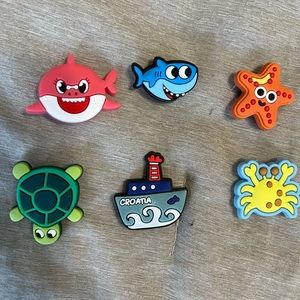 Ocean friends Croc charms